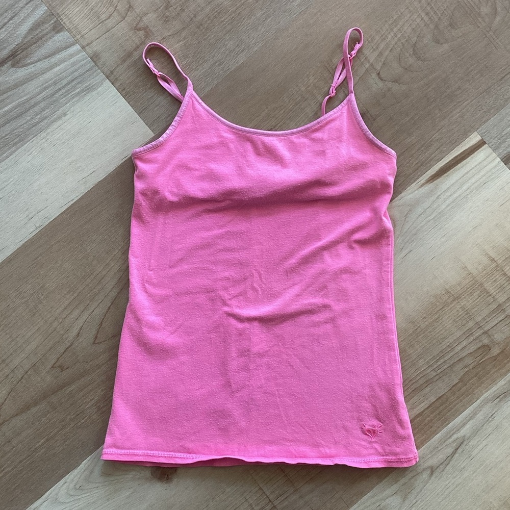 BOGO 🥳 Justice pink spaghetti strap tank top | girls 10 | summer basic bright